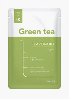 Маска для лица Vprove Phyto Therapy с зеленым чаем, матирующая, 20 г