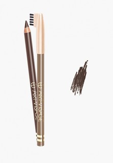 Карандаш для бровей Art-Visage тон 407 темно-коричневый