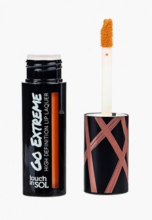 Лак для губ Touch in Sol Go Extreme High Definition, №5 Coral reef, 4.5 г