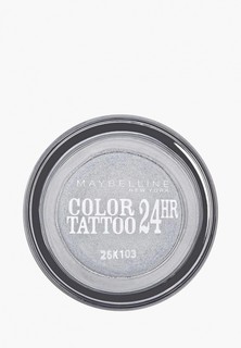 Тени для век Maybelline New York "Color Tattoo 24 часа" оттенок 50 Неизменное серебро 4 мл