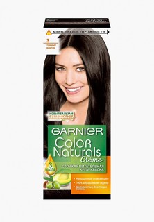 Краска для волос Garnier "Color Naturals", стойкая, питательная, оттенок 3, Темный каштан