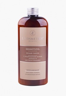 Шампунь LCosmetics Lcosmetics ORGANIC CLAY с белой глиной укрепляющий с гидролатами корня лопуха