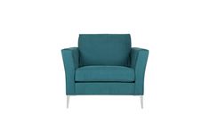Кресло caprice (sits) бирюзовый 95x85x92 см.