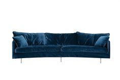 Диван julia (sits) синий 301x81x109 см.