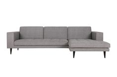 Диван markus (sits) серый 279x83x160 см.