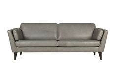 Диван mynta (sits) серый 220x82x87 см.