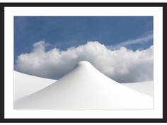 Авторская арт-фотография грудь в облаках (george rouchin photography) синий 84x60 см.