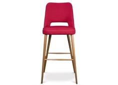 Комплект из 4 стульев aksel (myfurnish) розовый 47x111x52 см.