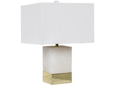 Настольная лампа каррара (object desire) золотой 35.0x45.0x25.0 см.