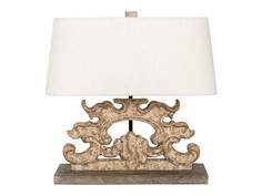 Настольная лампа ланже (object desire) бежевый 39.0x42.0x20.0 см.