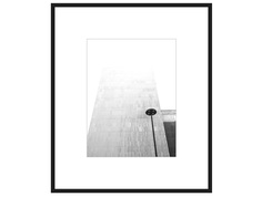 Авторская арт-фотография голова в облаках (george rouchin photography) черный 40x48 см.