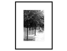 Авторская арт-фотография мокрый август (george rouchin photography) черный 58x74 см.