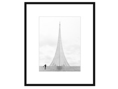 Авторская арт-фотография ракета и дискобол (george rouchin photography) черный 55x65 см.