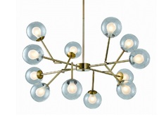 Люстра на штанге bullae (favourite) золотой 88.0 см.