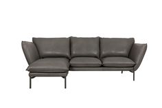 Диван hugo (sits) серый 245x84x160 см.