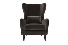 Кресло greta (sits) черный 77x108x93 см.