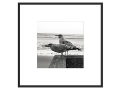 Авторская арт-фотография не ори на меня (george rouchin photography) черный 40x40 см.