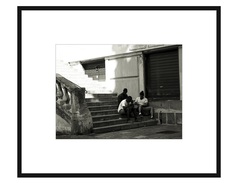 авторская арт-фотография на троих (george rouchin photography) черный 69x58 см.