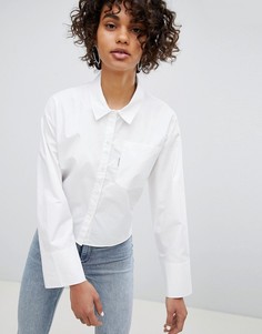 Белая рубашка с молнией на спине Cheap Monday - Белый