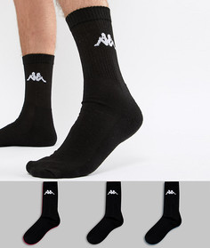 3 пары носков Kappa - Черный