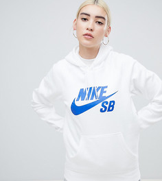 Худи белого цвета с логотипом Nike Sb - Белый