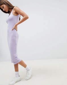 Трикотажное платье миди Noisy May - Фиолетовый