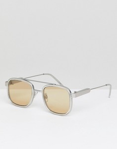 Светло-коричневые квадратные очки Spitfire - Коричневый