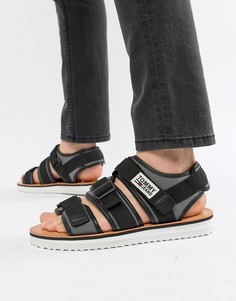 Черные сандалии с ремешками Tommy Jeans - Черный