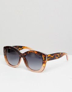 Двухцветные солнцезащитные очки кошачий глаз Black Phoenix - Коричневый