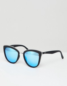 Солнцезащитные очки кошачий глаз Quay Australia My Girl - Черный