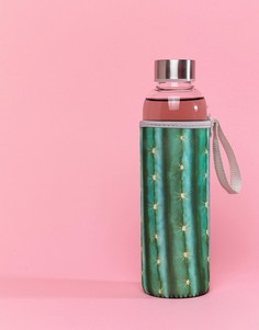 Стеклянная бутылка с чехлом Kikkerland - Мульти