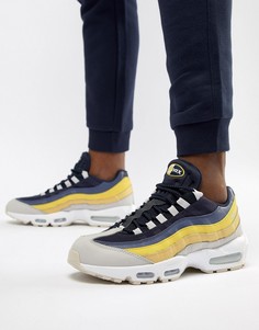 Белые кроссовки Nike Air Max 95 Essential 749766-107 - Белый