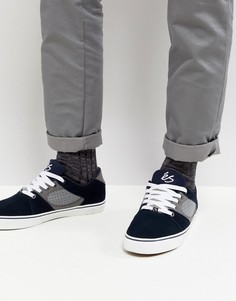 Темно-синие кроссовки eS Skateboarding Square Three - Темно-синий