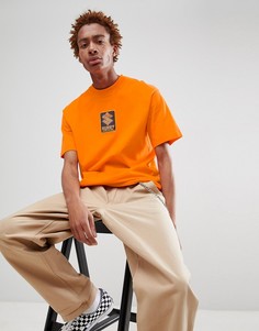 Свободная оранжевая футболка в стиле 90-х SWEET SKTBS - Оранжевый