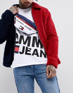 Сумка-кошелек на пояс фирменной расцветки в стиле 90-х Tommy Jeans Sailing Capsule - Белый