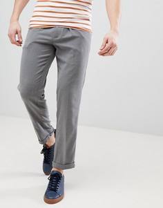 Серые строгие брюки укороченного кроя FoR - Серый