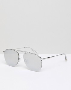 Солнцезащитные очки-авиаторы Le Specs Liberation - Серебряный