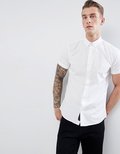 Строгая рубашка с короткими рукавами Produkt - Белый