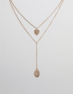 Многоярусное ожерелье Missguided - Золотой