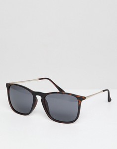 Черепаховые солнцезащитные очки New Look - Коричневый