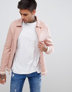 Куртка Харрингтон розового цвета ASOS DESIGN - Розовый