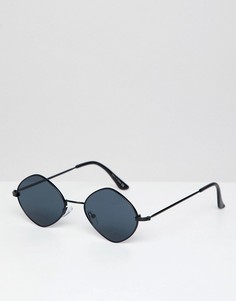 Черные овальные солнцезащитные очки ALDO - Черный