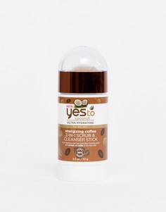 Скраб и средство для умывания 2 в 1 Yes to Coconut & Energizing Coffee - Бесцветный