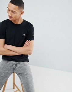 Черная футболка Abercrombie & Fitch - Черный
