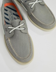 Серые мокасины Sperry Topsider Daytona - Серый