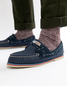 Темно-синие мокасины Sperry - Темно-синий