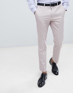Розовые фактурные брюки Burton Menswear - Розовый
