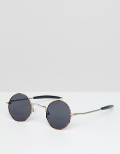 Черепаховые круглые солнцезащитные очки Spitfire - Коричневый
