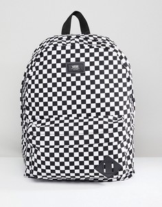 Черный рюкзак в клетку Vans Old Skool II VONIHU0 - Черный
