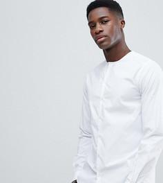 Приталенная рубашка без воротника Noak - Белый